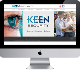 Criação de Site Keen Security